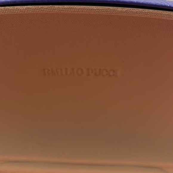 Emilio Pucci cat eye sunglasses with gold accents - Picture 8 of 8